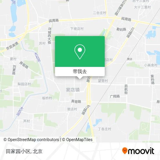 田家园小区地图