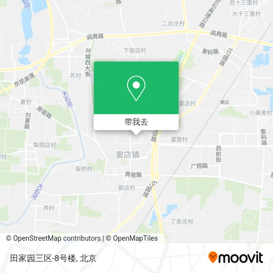 田家园三区-8号楼地图