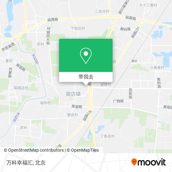 万科幸福汇地图