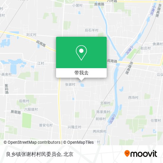 良乡镇张谢村村民委员会地图