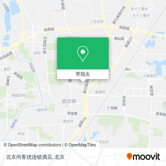 北京尚客优连锁酒店地图