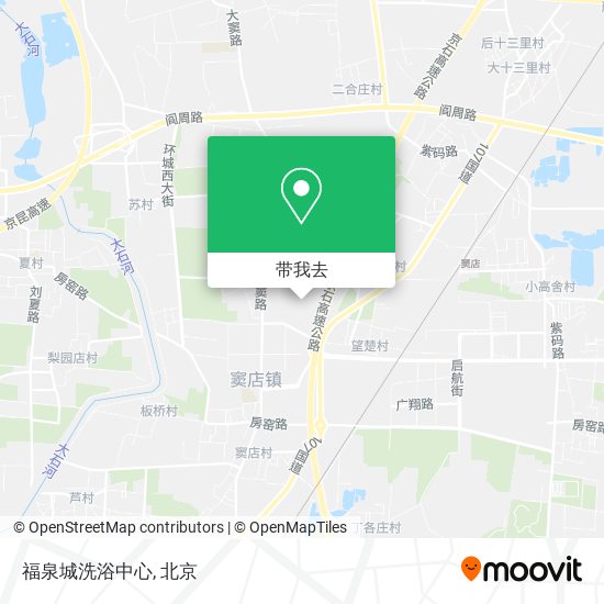 福泉城洗浴中心地图