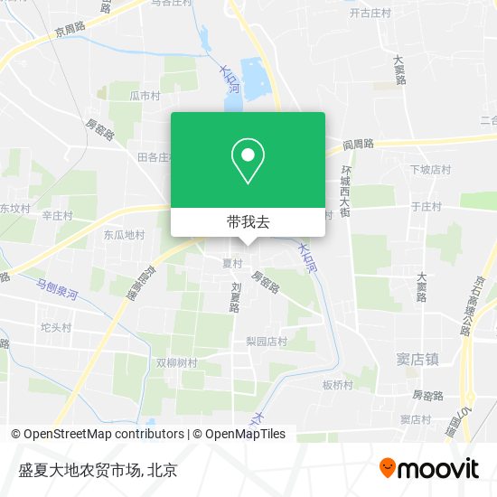 盛夏大地农贸市场地图