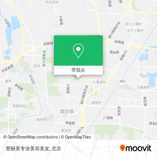 塑丽美专业美容美发地图