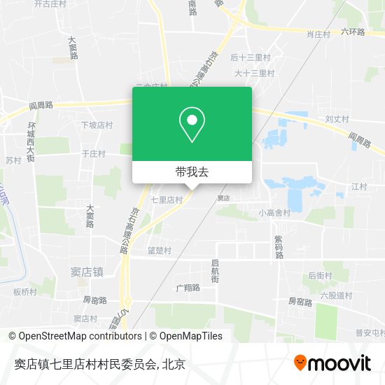 窦店镇七里店村村民委员会地图