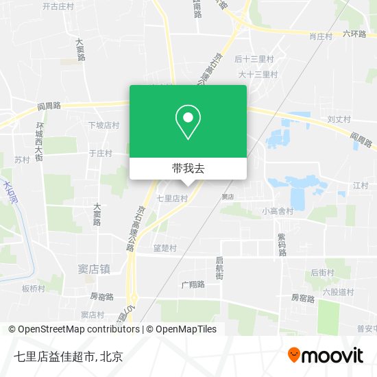七里店益佳超市地图