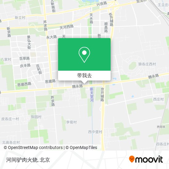 河间驴肉火烧地图