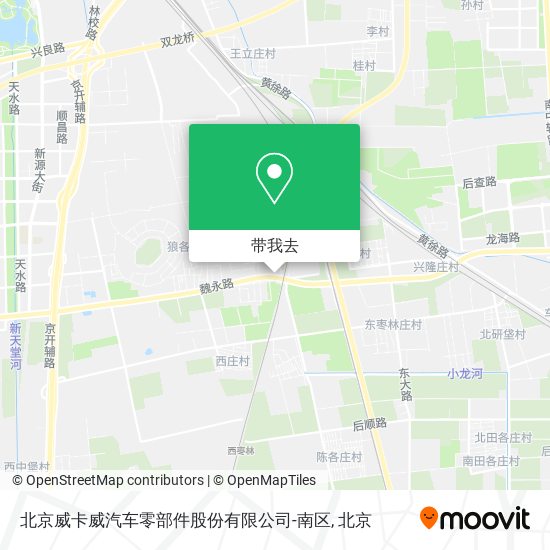 北京威卡威汽车零部件股份有限公司-南区地图