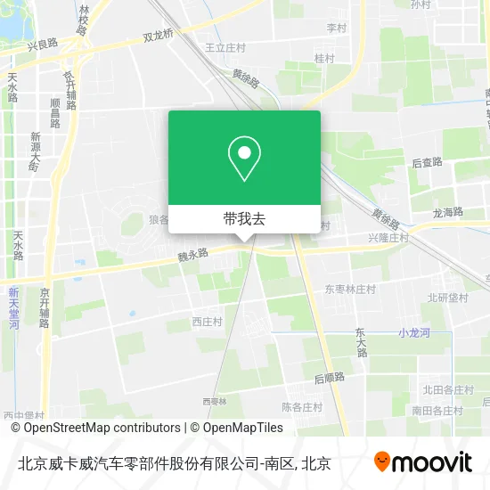 北京威卡威汽车零部件股份有限公司-南区地图