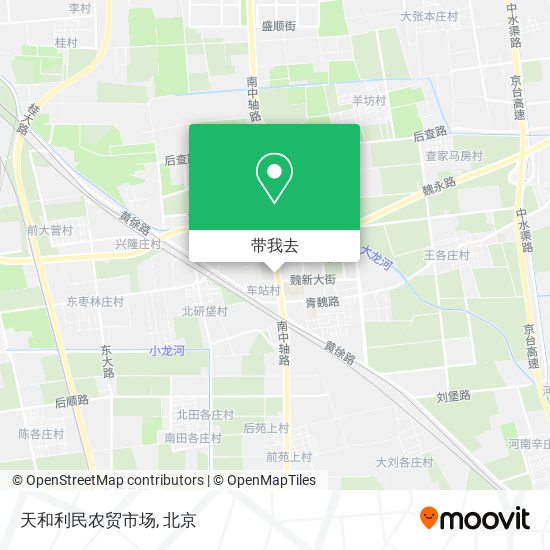 天和利民农贸市场地图