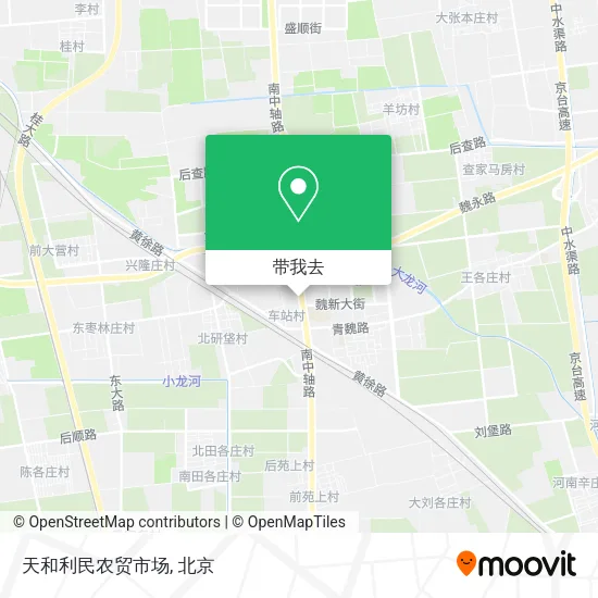 天和利民农贸市场地图