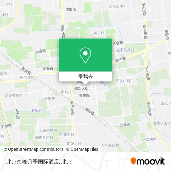 北京久峰月季国际酒店地图