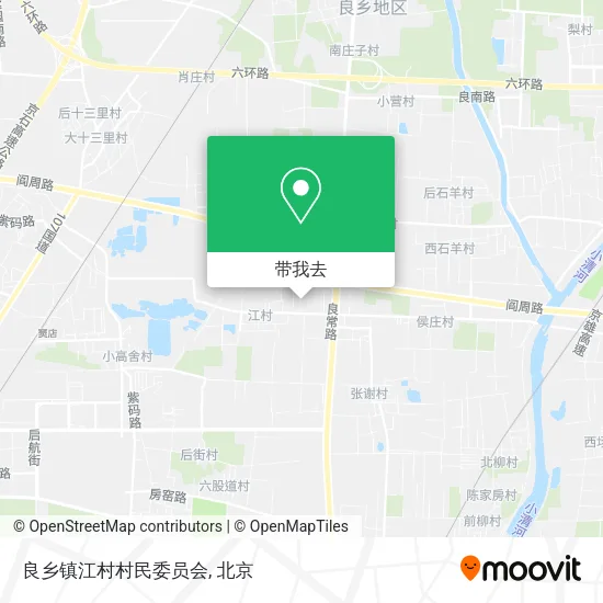 良乡镇江村村民委员会地图