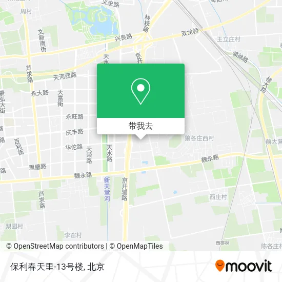 保利春天里-13号楼地图