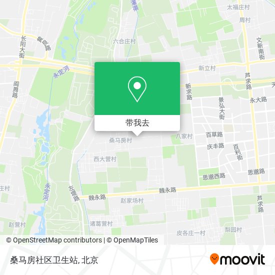 桑马房社区卫生站地图