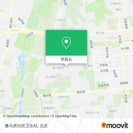桑马房社区卫生站地图