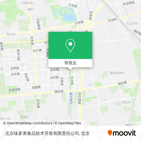 北京味多美食品技术开发有限责任公司地图