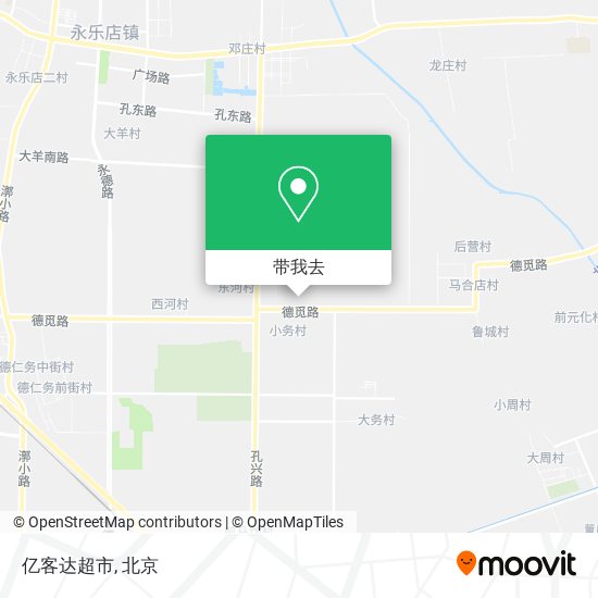 亿客达超市地图