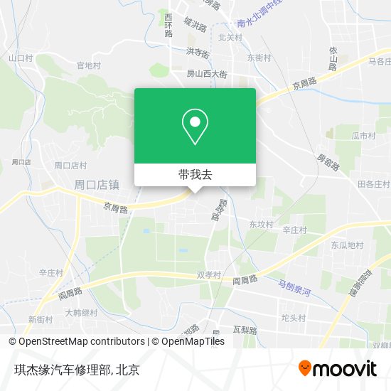 琪杰缘汽车修理部地图