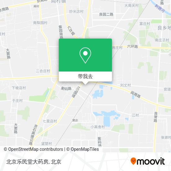 北京乐民堂大药房地图