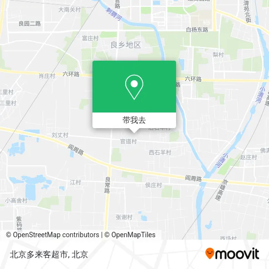 北京多来客超市地图