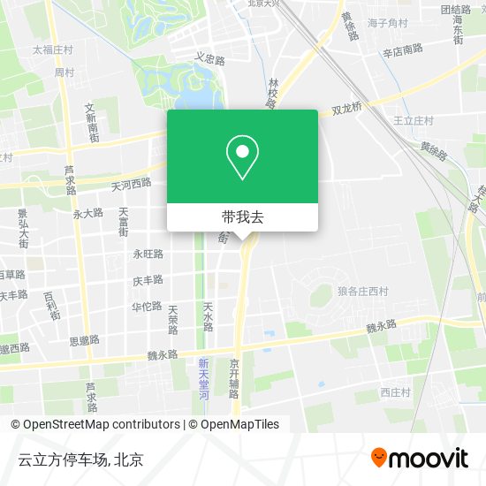云立方停车场地图
