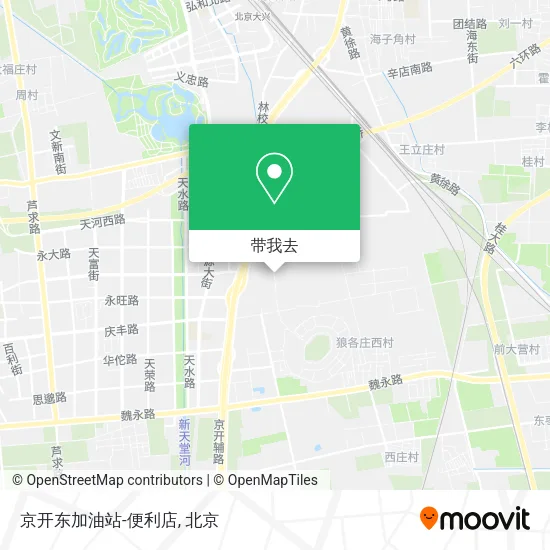 京开东加油站-便利店地图