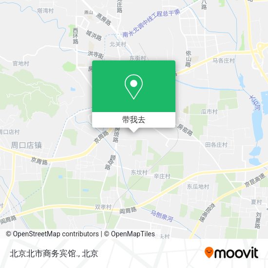 北京北市商务宾馆.地图