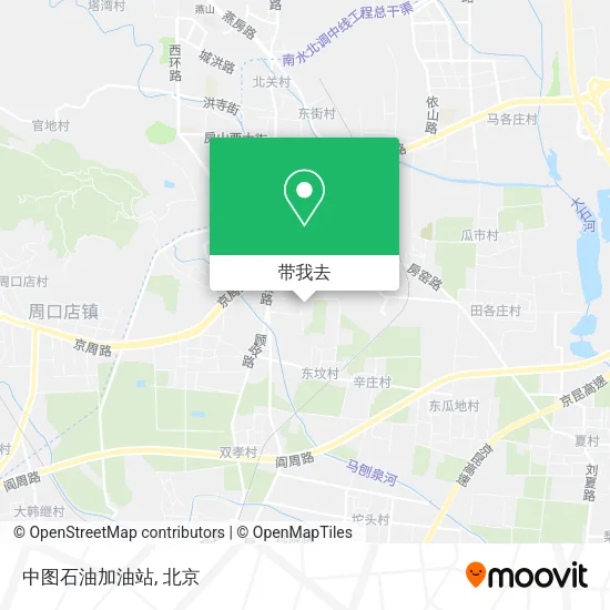 中图石油加油站地图