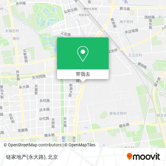 链家地产(永大路)地图