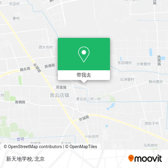 新天地学校地图