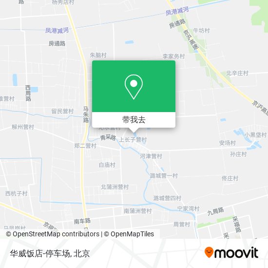 华威饭店-停车场地图