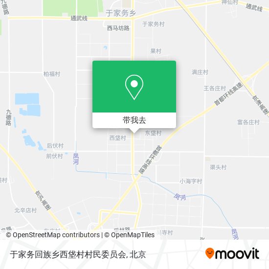 于家务回族乡西垡村村民委员会地图