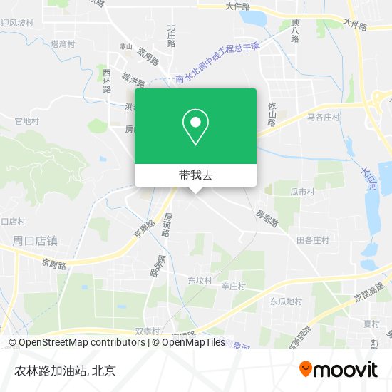 农林路加油站地图