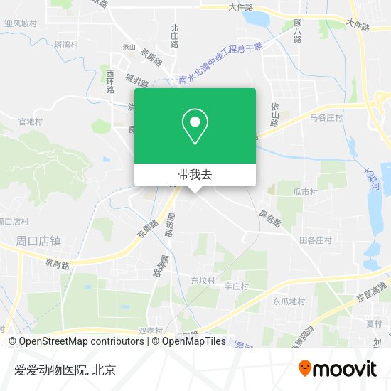 爱爱动物医院地图