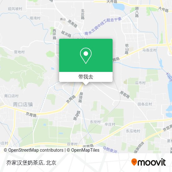 乔家汉堡奶茶店地图