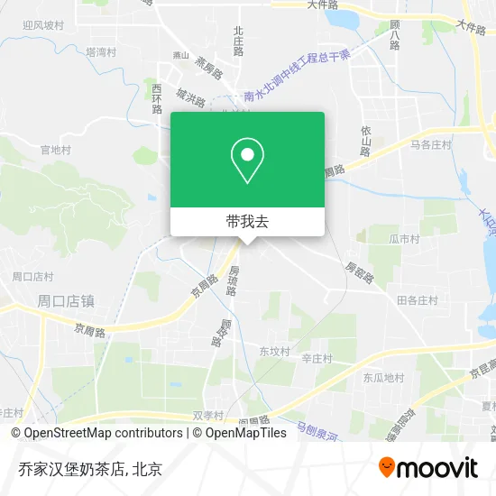 乔家汉堡奶茶店地图