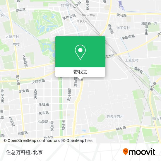 住总万科橙地图