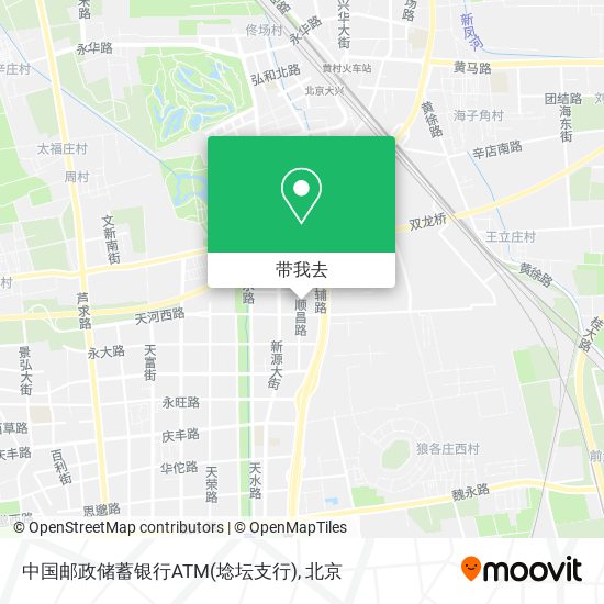 中国邮政储蓄银行ATM(埝坛支行)地图