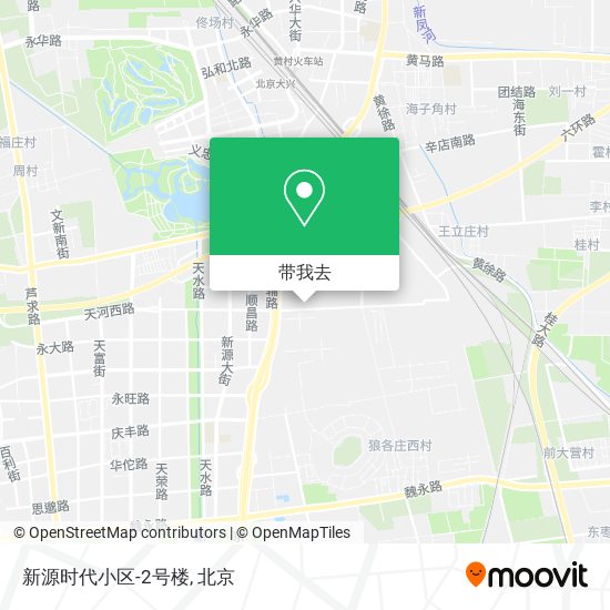新源时代小区-2号楼地图