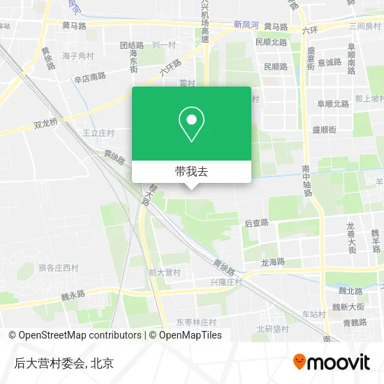 后大营村委会地图