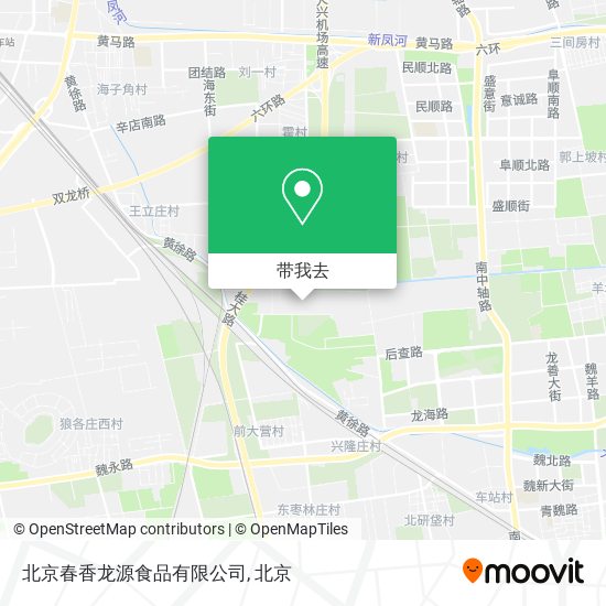 北京春香龙源食品有限公司地图