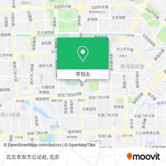 北京市东方公证处地图