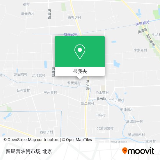 留民营农贸市场地图
