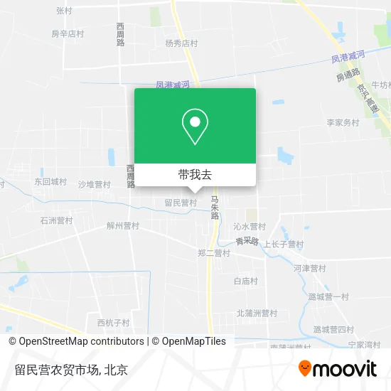 留民营农贸市场地图