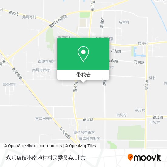 永乐店镇小南地村村民委员会地图