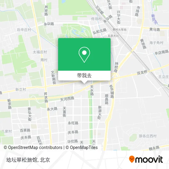 埝坛翠松旅馆地图