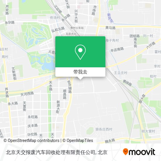 北京天交报废汽车回收处理有限责任公司地图