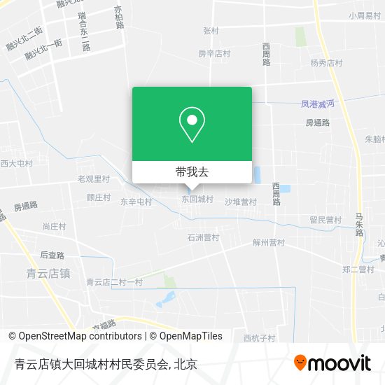 青云店镇大回城村村民委员会地图