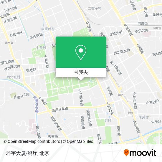 环宇大厦-餐厅地图